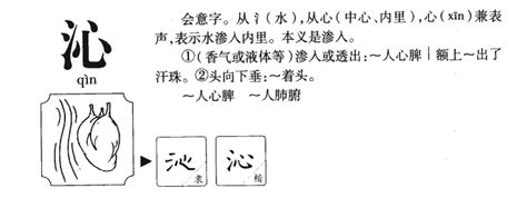 沁的意思名字